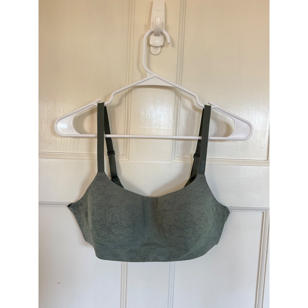 Aerie Smoothiez green wireless bra size medium